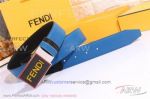 AAA Fake Fendi Reversible Belt - Blue And Black Leather